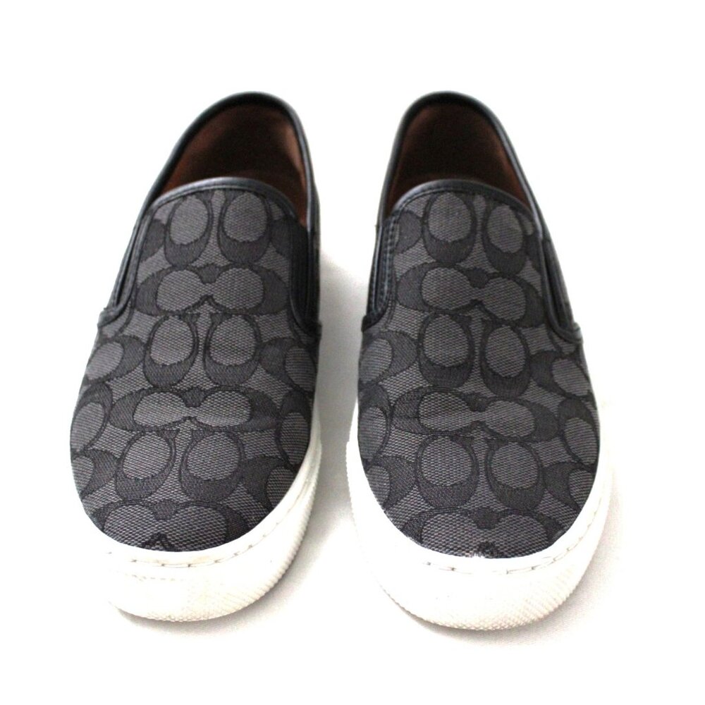 Coach Pre-Owned Slip-On Signature C Jacquard Women's Sneaker